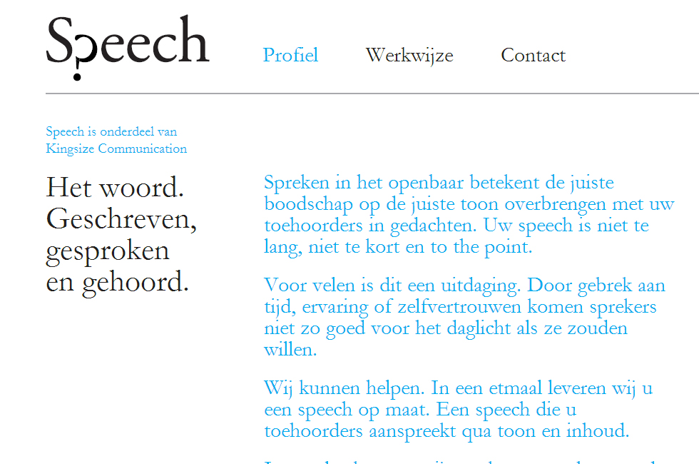 speech